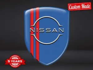 Nissan Etiquetas Negocio Carreras Premium Diseño Estilizado